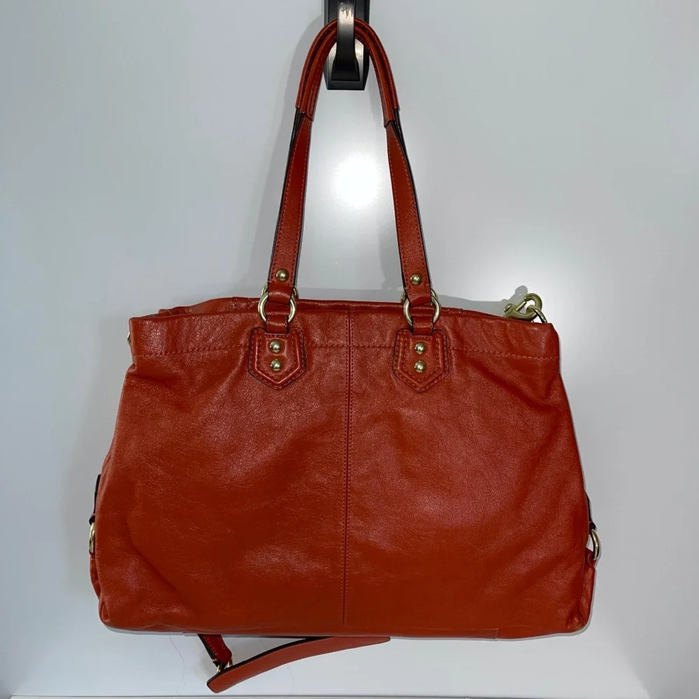 Coach Ashley Convertible Hobo in Burnt Orange‎